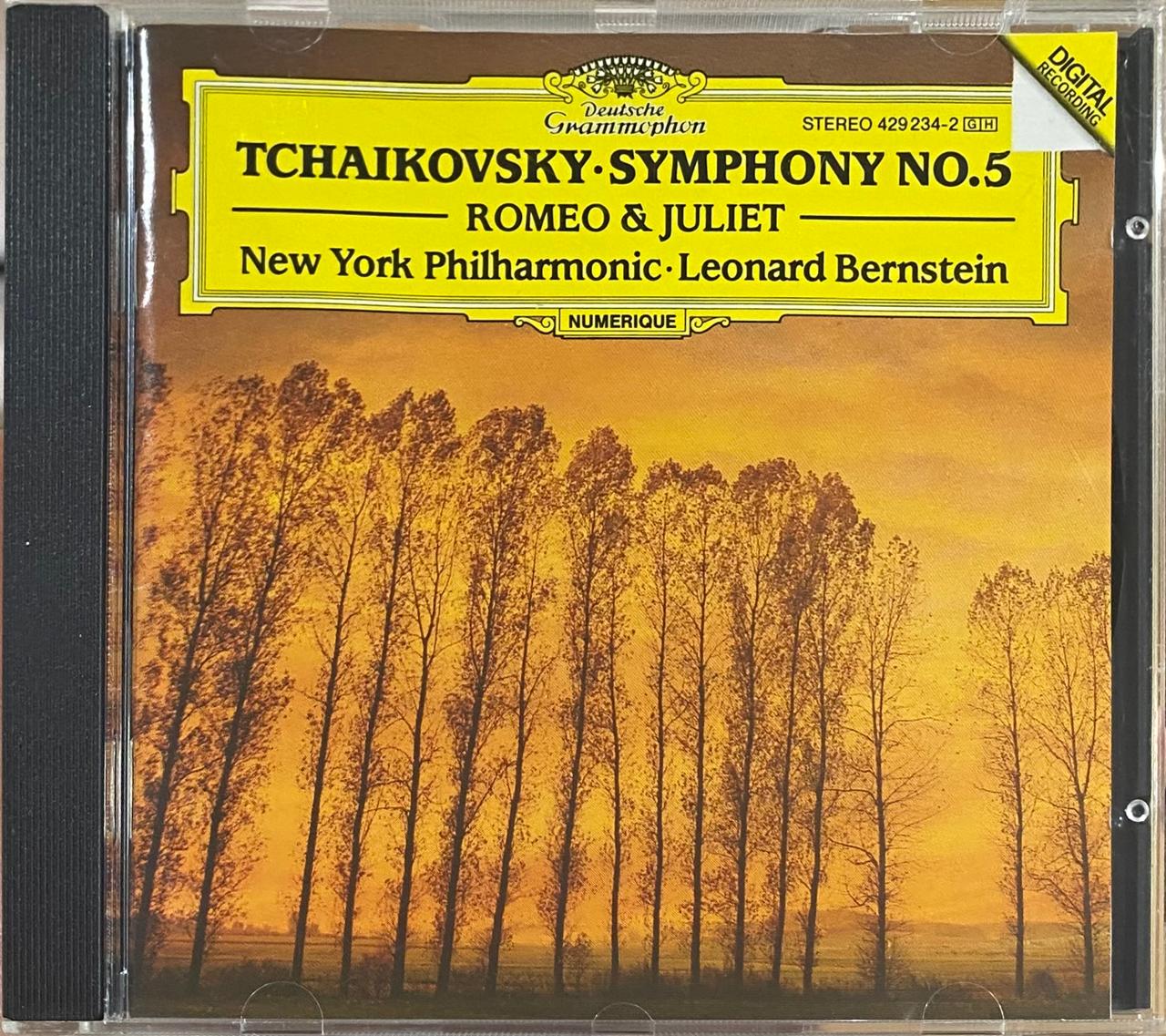 Tchaikovsky - Leonard Bernstein - New York Philharmonic – Symphony No. 5 - Romeo & Juliet (CD, usado, Alemania)