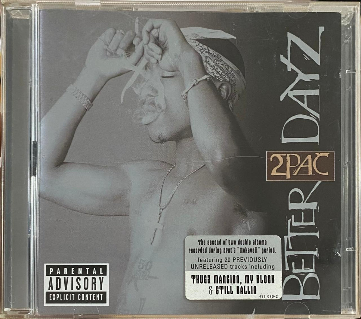 2Pac – Better Dayz (2 x CD, usado, Europa, 2002)