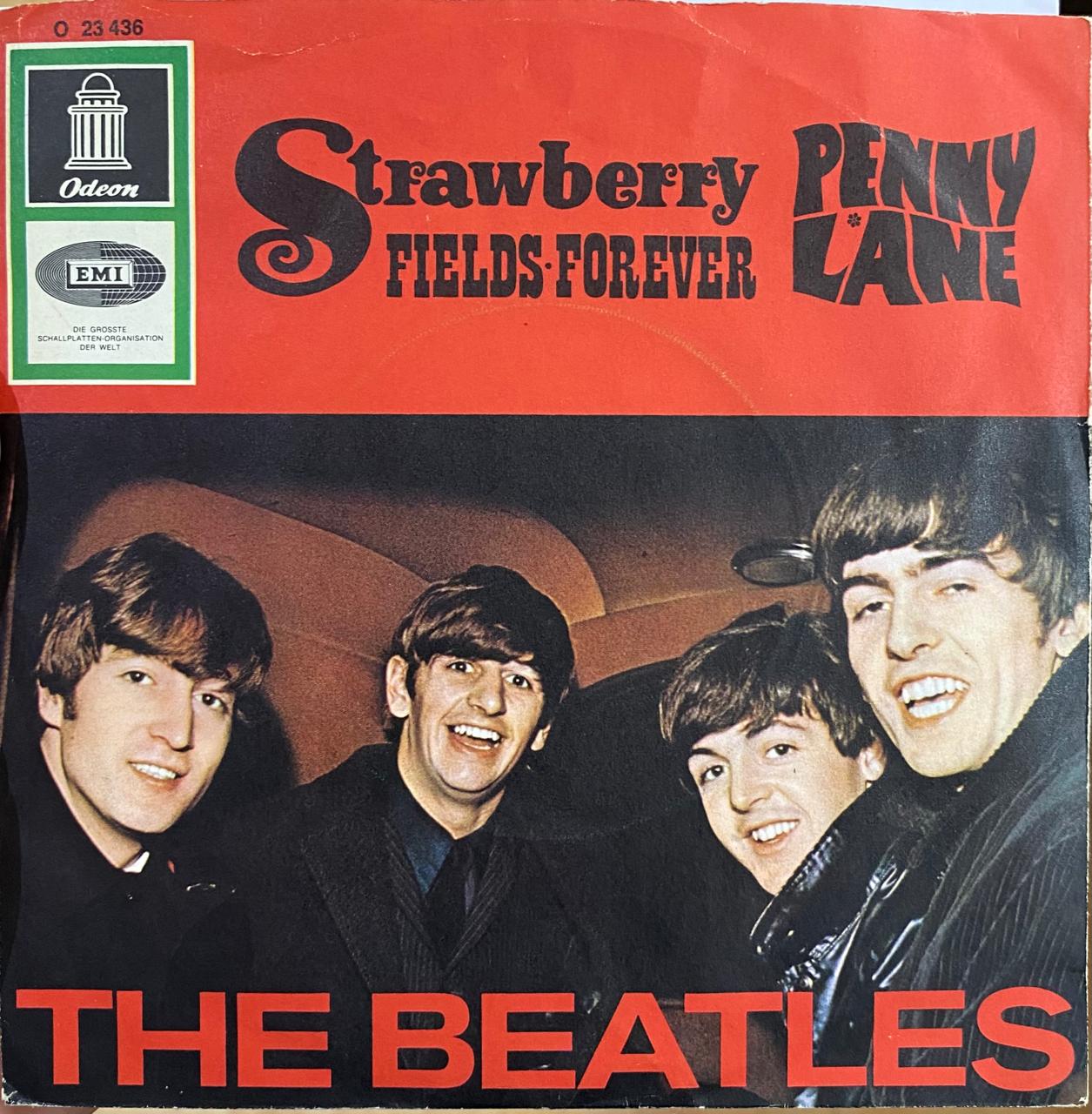 The Beatles – Strawberry Fields Forever / Penny Lane (vinilo, 7", usado, Alemania, 1967)