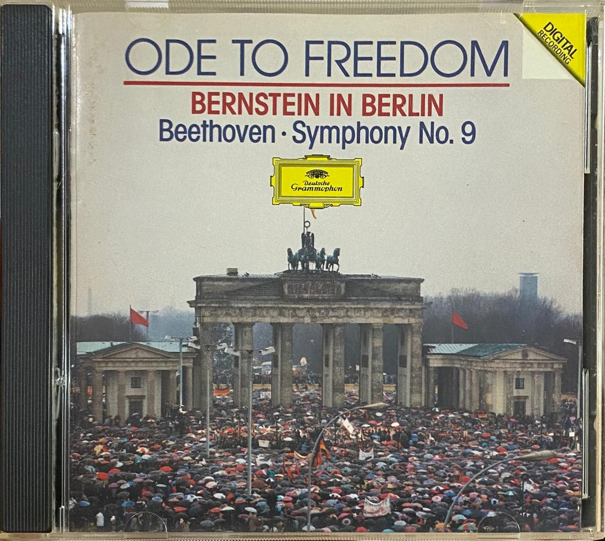 Beethoven, Bernstein – Ode To Freedom · Bernstein In Berlin · Symphony No. 9 (CD, usado, EE.UU., 1990)