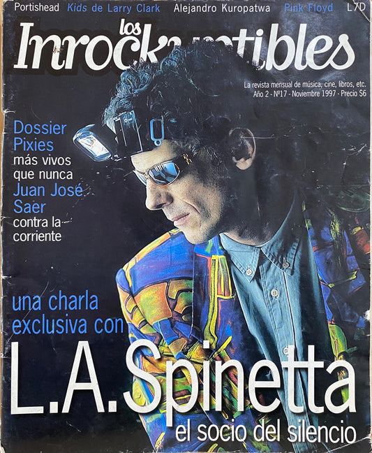 Los Inrockuptibles, N°17, noviembre 1997, Una charla con L. A. Spinetta, el socio del silencio (Pixies, Juan José Saer, Portishead)