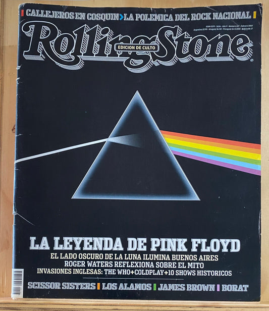 Rolling Stone Argentina, N°107, febrero 2007, Edición de culto, La leyenda de Pink Floyd (The Who, James Brown, Coldplay, My Chemical Romance)