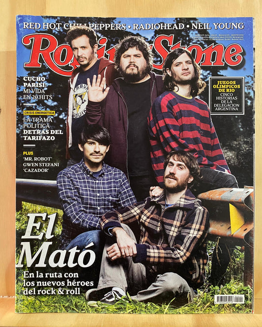 Rolling Stone Argentina, RS 221, agosto 2016, Él Mató. En la ruta con los nuevos héroes del rock & roll (Neil Young, Los Auténticos Decadentes, Gwen Stefani)