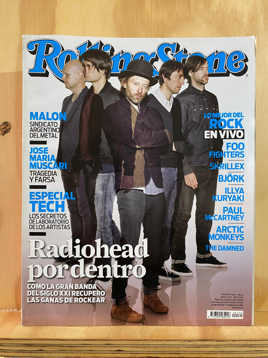 Rolling Stone Argentina, RS 170, mayo 2012, Radiohead por dentro (Jennifer Lawrence, Malón, Lollapalooza Chile)