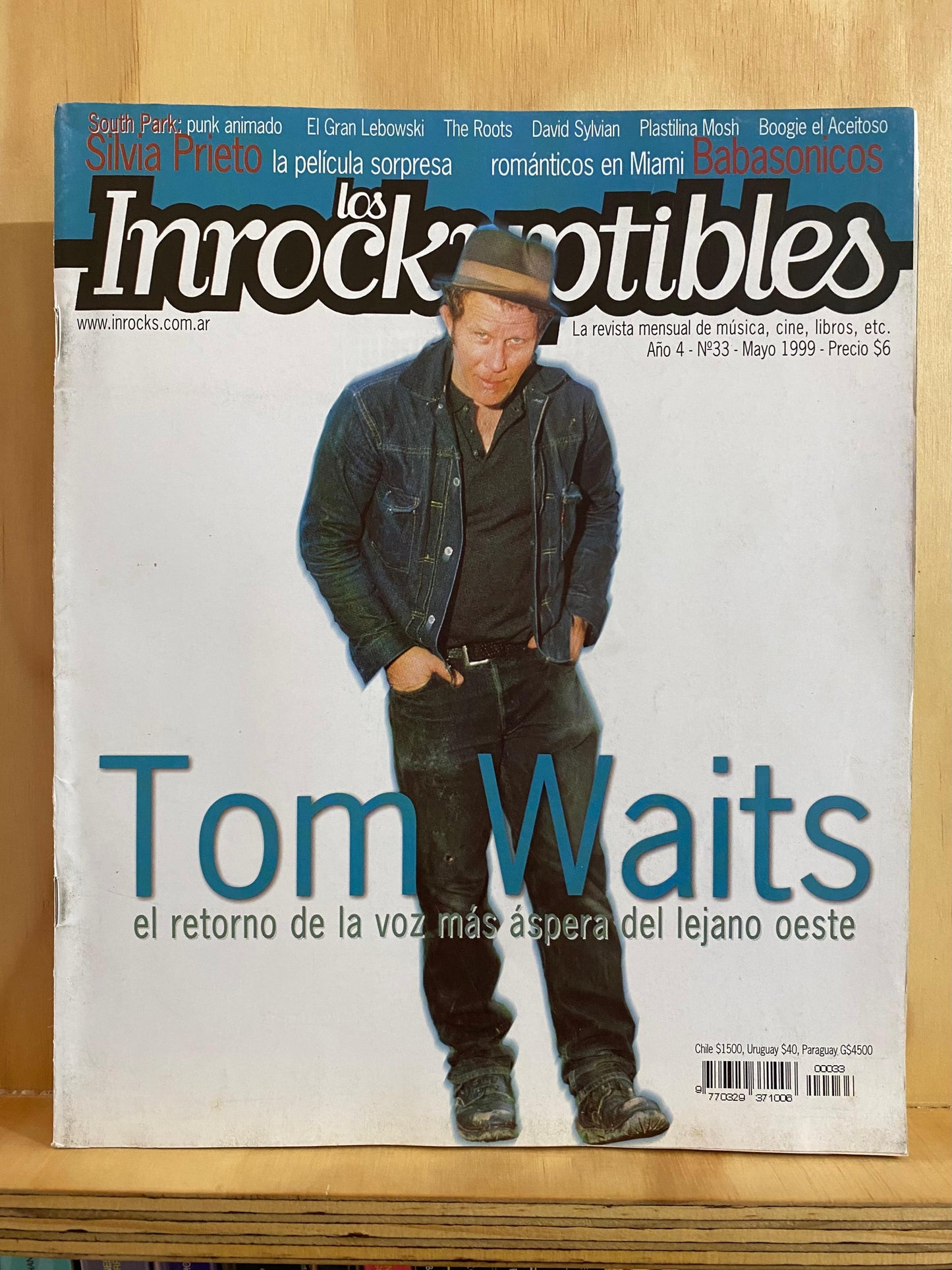 Los Inrockuptibles, N°33, mayo 1999, Tom Waits, el retorno de la voz áspera del lejano oeste (South Park, Babasonicos, Silvia Prieto, hermanos Coen)