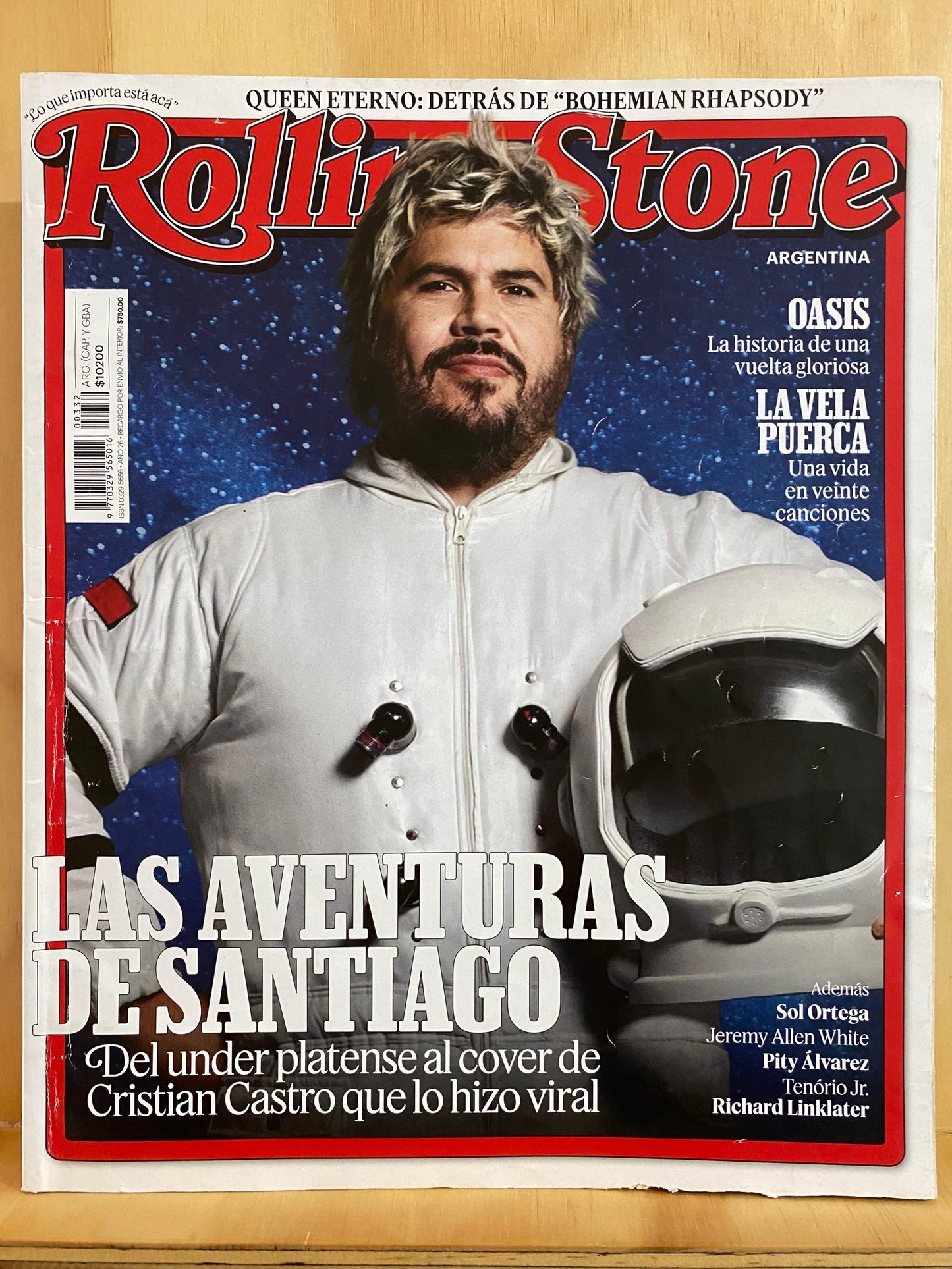 Rolling Stone Argentina, 332, noviembre 2025, Las aventuras de Santiago (Queen, Oasis)
