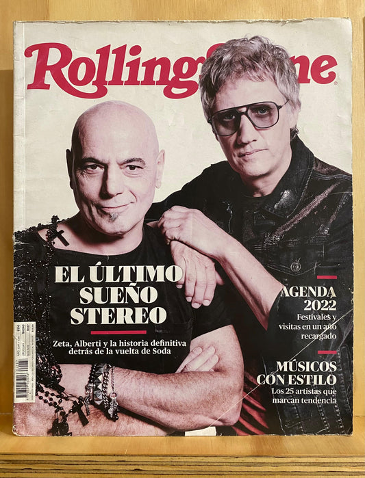 Rolling Stone Argentina, RS 287, febrero 2022, Soda Stereo. El último sueño stereo (Ronnie Spector, Flavio Etcheto, Los 25 artistas con más estilo hoy)