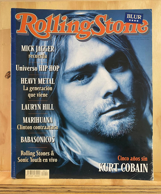 Rolling Stone Argentina, N°12, marzo 1999, Cinco años sin Kurt Cobain (Mick Jagger, Babasonicos, Lauryn Hill)