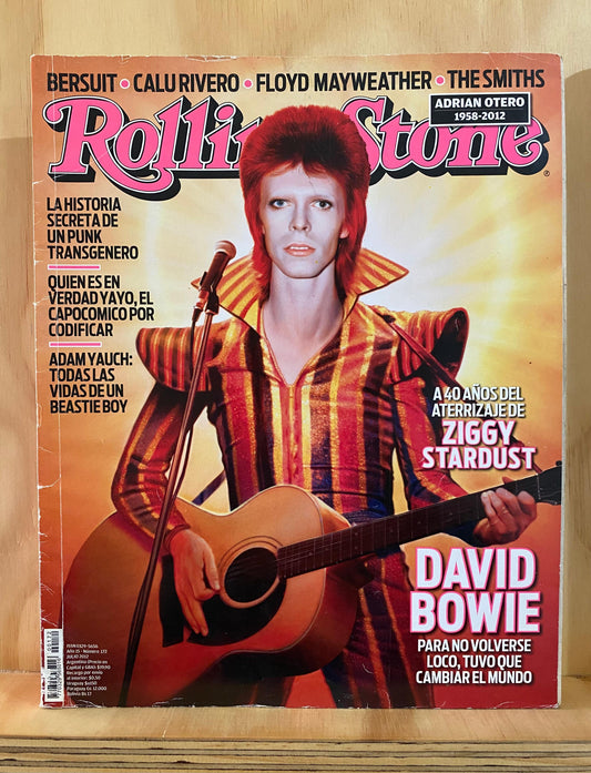 Rolling Stone Argentina, RS 172, julio 2012, David Bowie, a 40 años del aterrizaje de Ziggy Stardust (Adam Yauch, Against Me!, Bersuit)