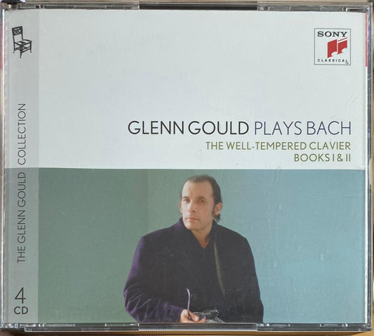 Glenn Gould Plays Bach – The Well-Tempered Clavier Books I & II (4 x CD, usado, Europa, 2012)