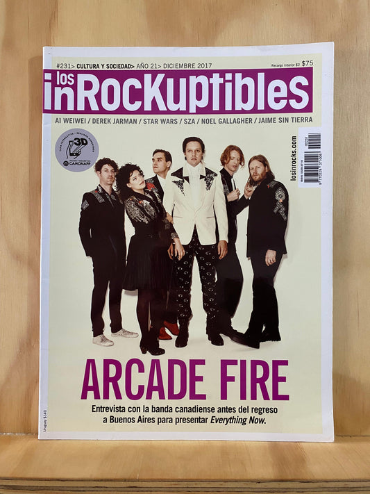 Los Inrockuptibles, N°231, diciembre 2017, Arcade Fire (Ai WeiWei, Star Wars, SZA)