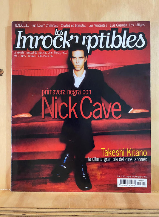 Los Inrockuptibles, N°27, octubre 1998, Nick Cave (U.N.K.L.E., Takeshi Kitano, Fun Lovin' Criminals)