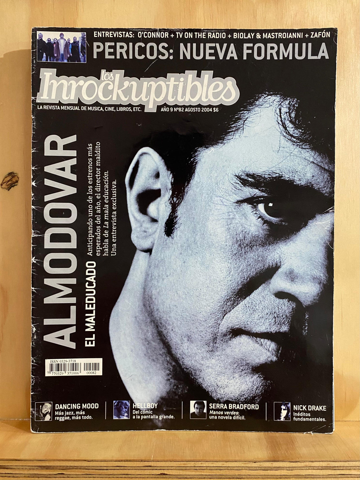 Los Inrockuptibles, N°82, agosto 2004, Almodovar (TV On The Radio, Sonic Youth, Biolay & Mastroianni)