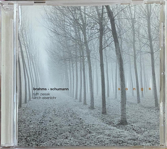 Brahms - Schumann, Ruth Ziesak, Ulrich Eisenlohr – Songs (CD, usado, Austria, 1999)