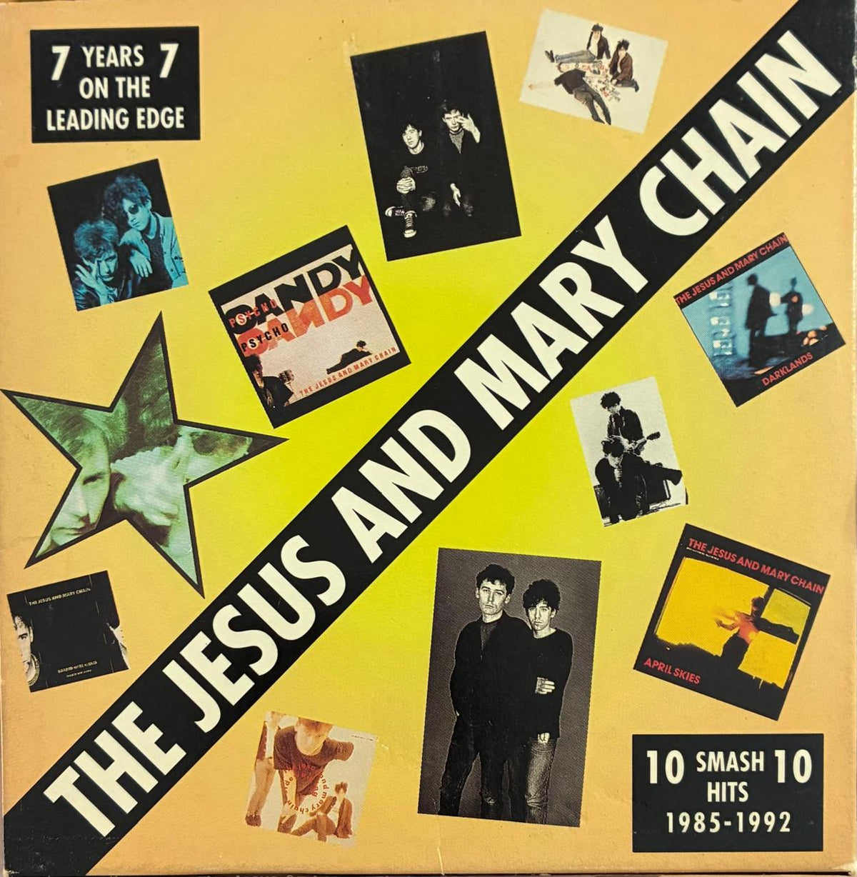 The Jesus And Mary Chain – 7 Years On The Leading Edge / 10 Smash Hits 1985 - 1992 (CD, usado, EE.UU., 1992)