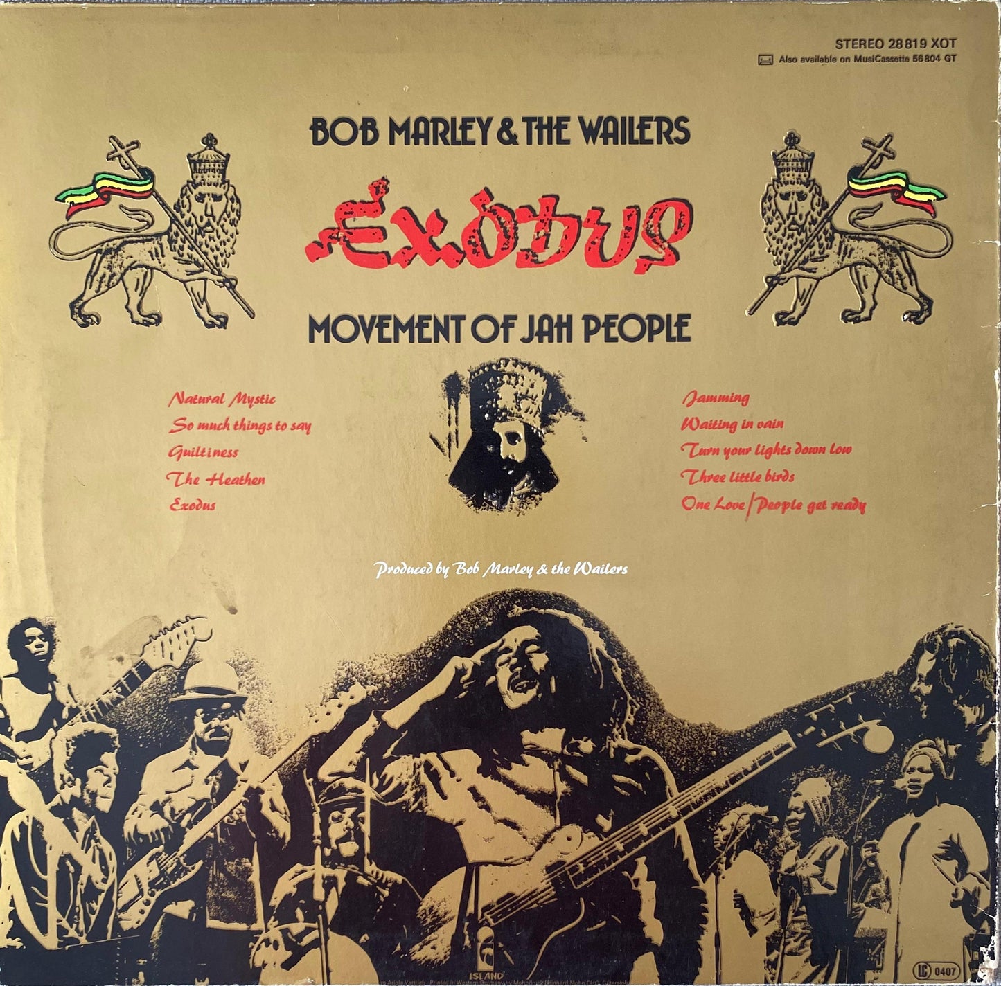 Bob Marley & The Wailers – Exodus (LP, Alemania, 1977)