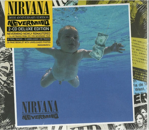 Nirvana - Nevermind (CD, Edición 30 Aniversario)