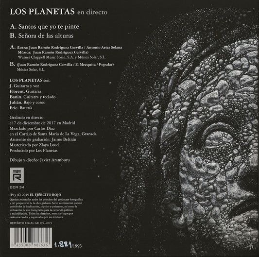 Los Planetas - Santos Que Yo Te Pinte (7″)
