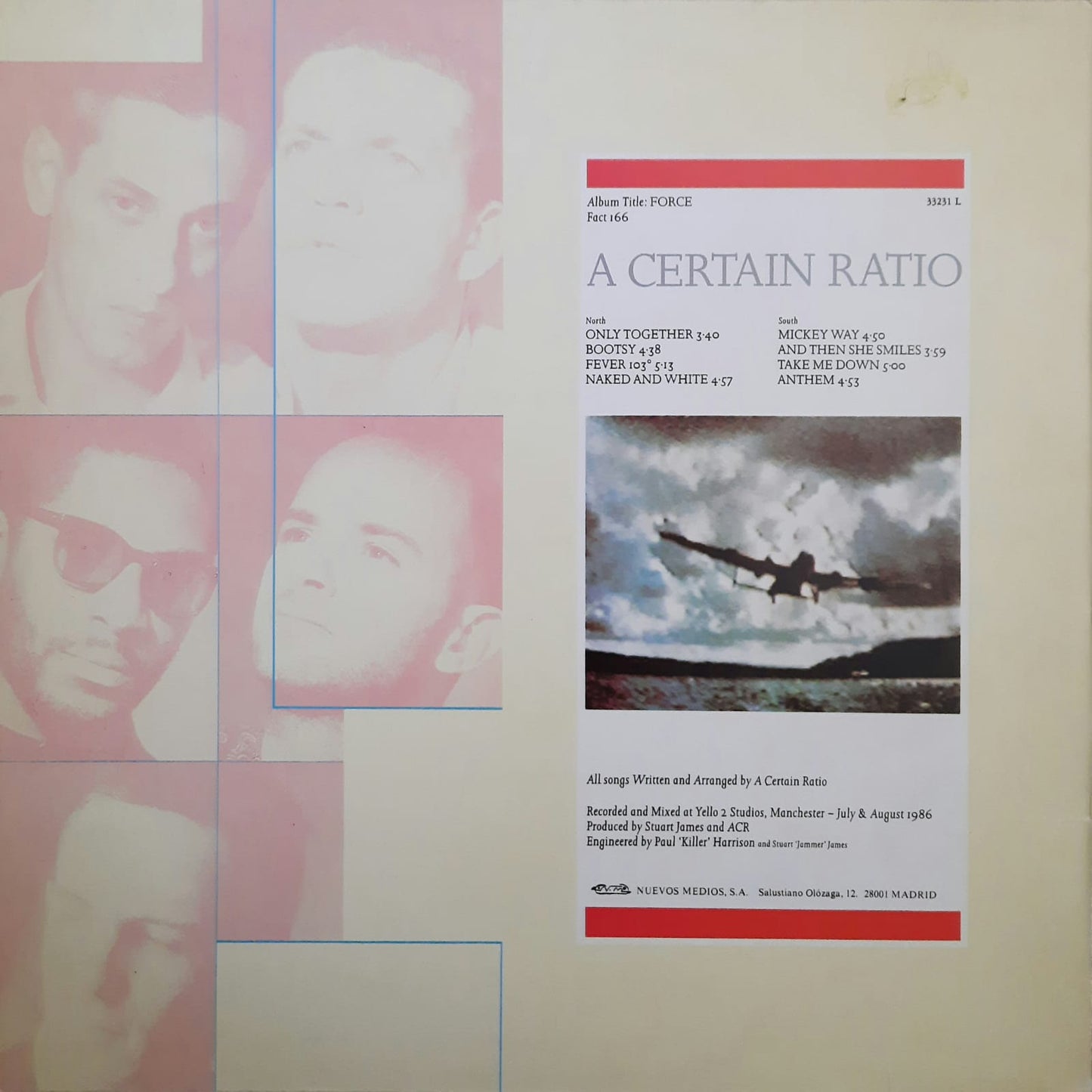 A Certain Ratio - Force (LP, España, 1987)