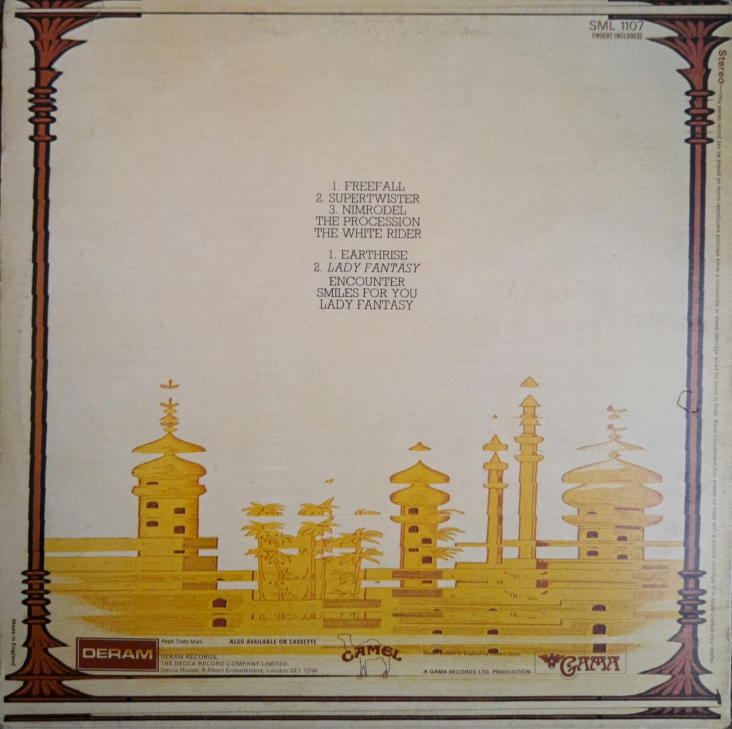 Camel - Mirage (LP, Reino Unido, 1974)