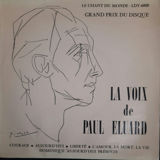Paul Éluard - La Voix De Paul Eluard (7″)
