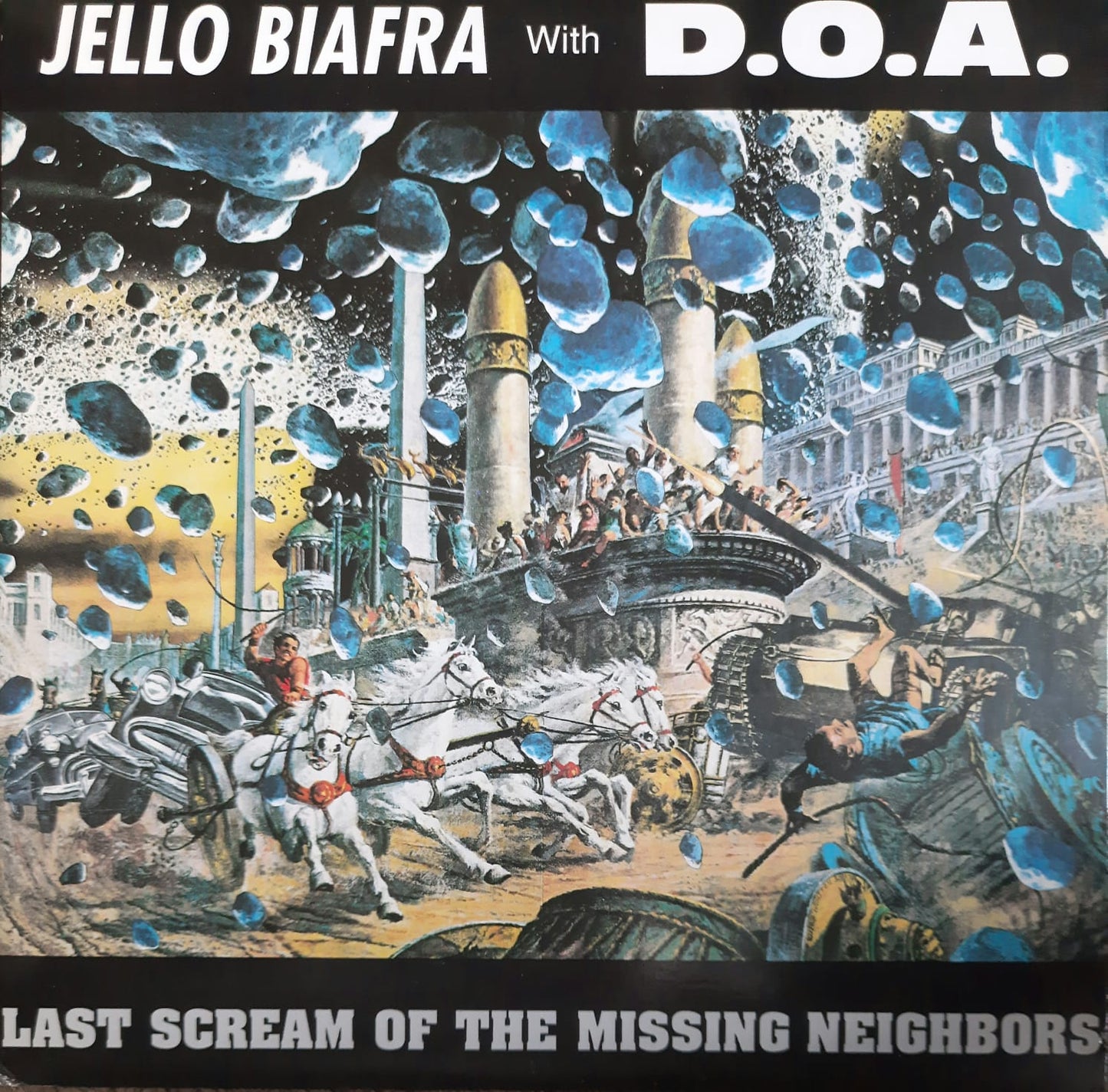 Jello Biafra With D.O.A.  - Last Scream Of The Missing Neighbors (Incluye cuadernillo) (LP, EE.UU., 1989)