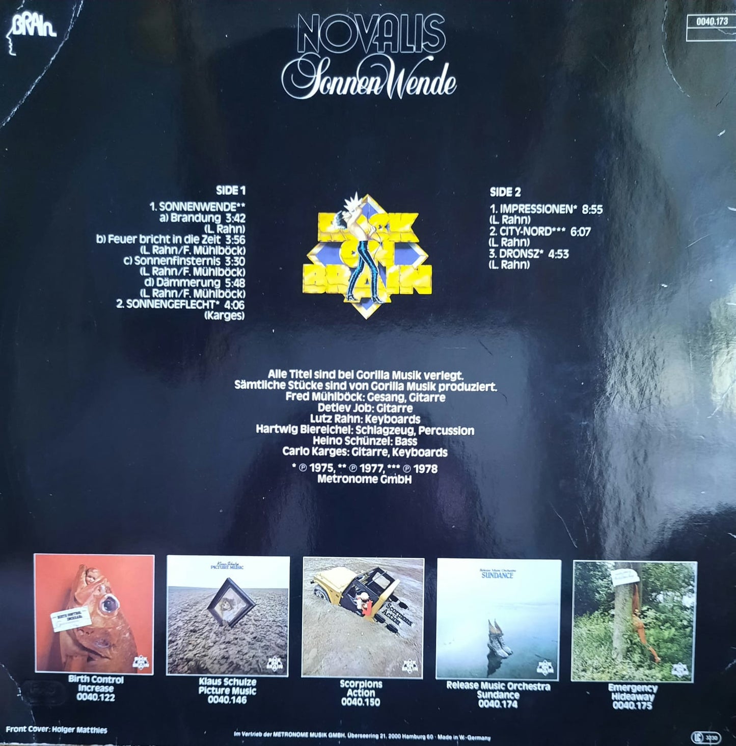 Novalis - Sonnenwende (Compilado) (LP, Alemania, 1980)