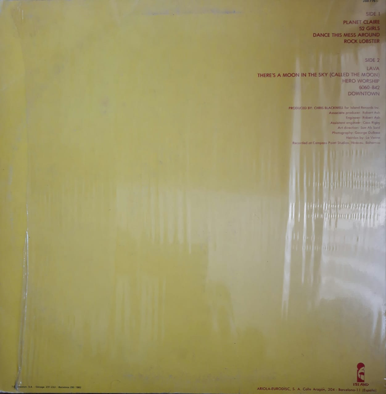 The B-52´s - The B-52's (LP, España, 1983)
