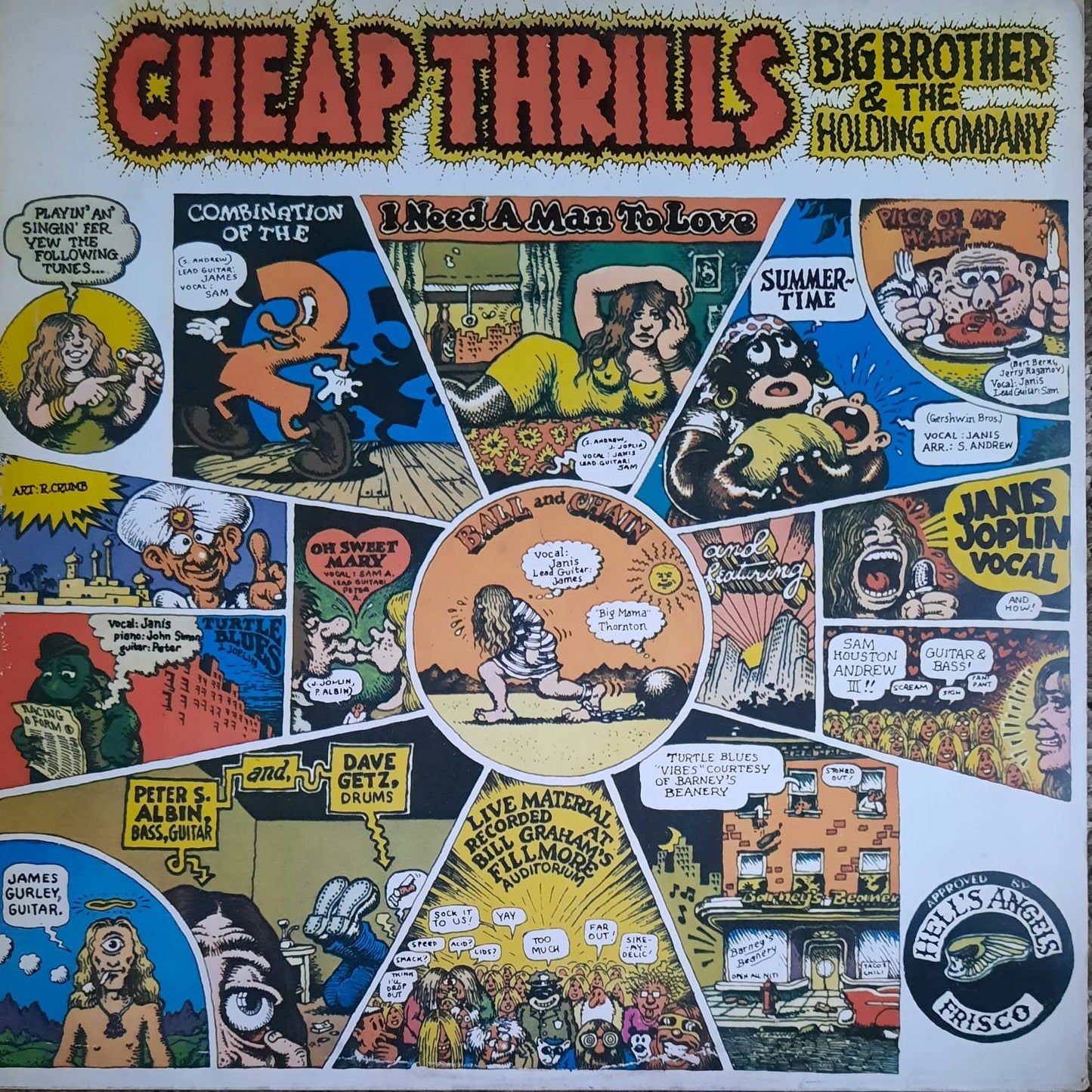 Big Brother & The Holding Company - Cheap Thrills (LP, Europa, 1982)
