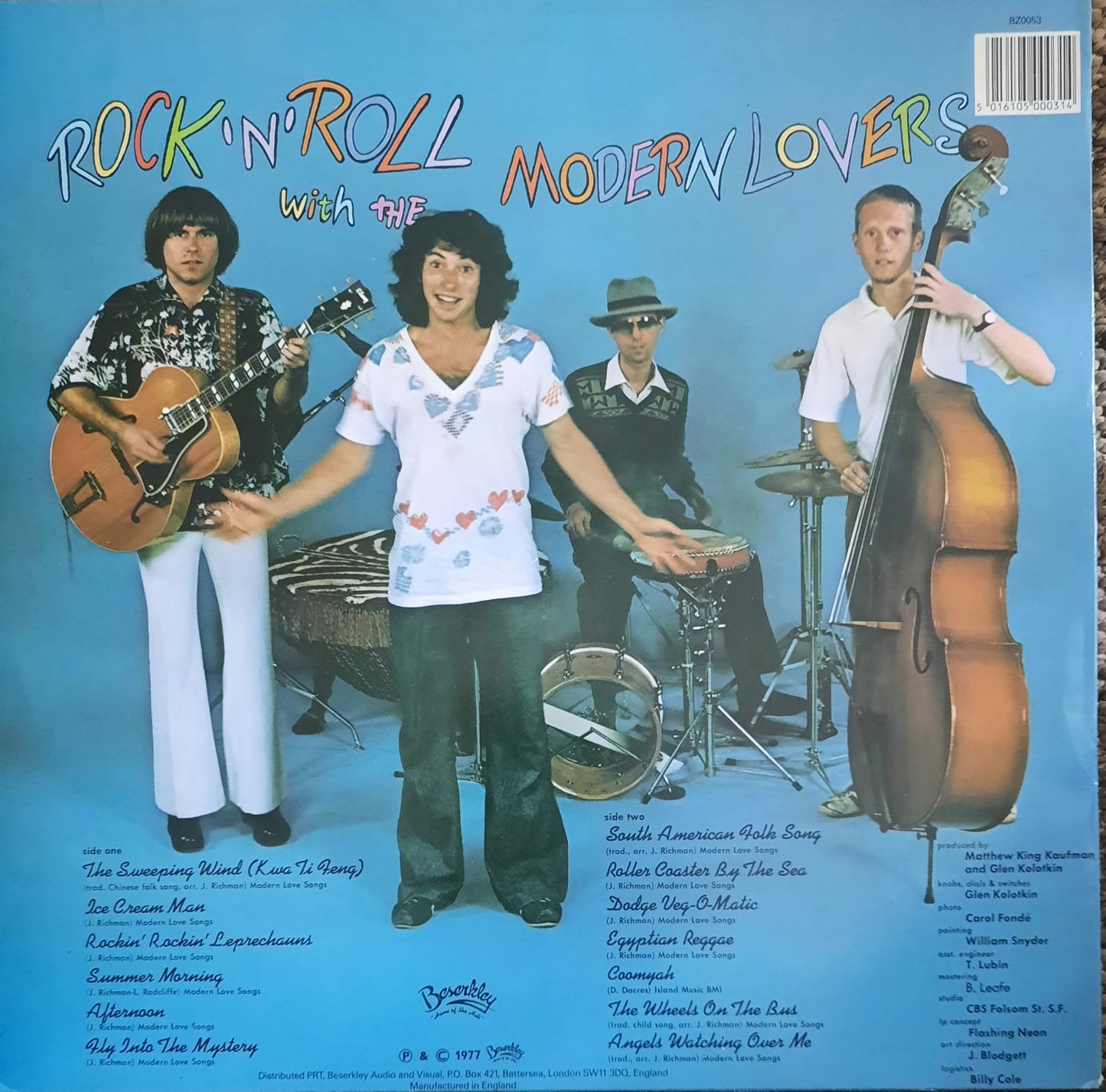 The Modern Lovers - Rock ´N´Roll With The Modern Lovers (LP, Reino Unido)